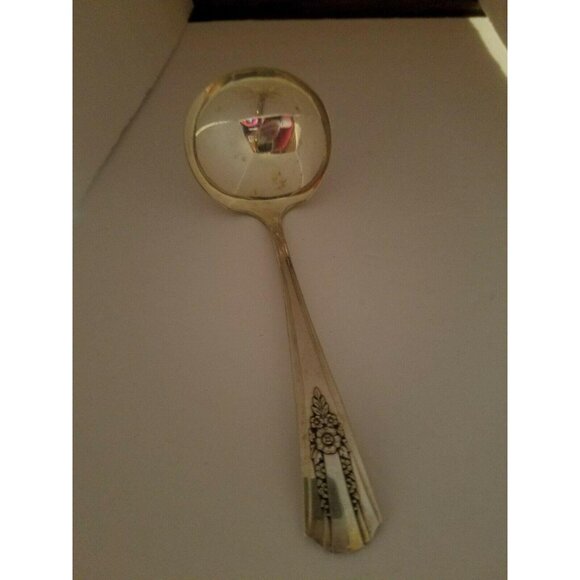 Genesee Silverplated Flatware Gravy Sauce Ladle 7"  SENATE - Picture 1 of 5